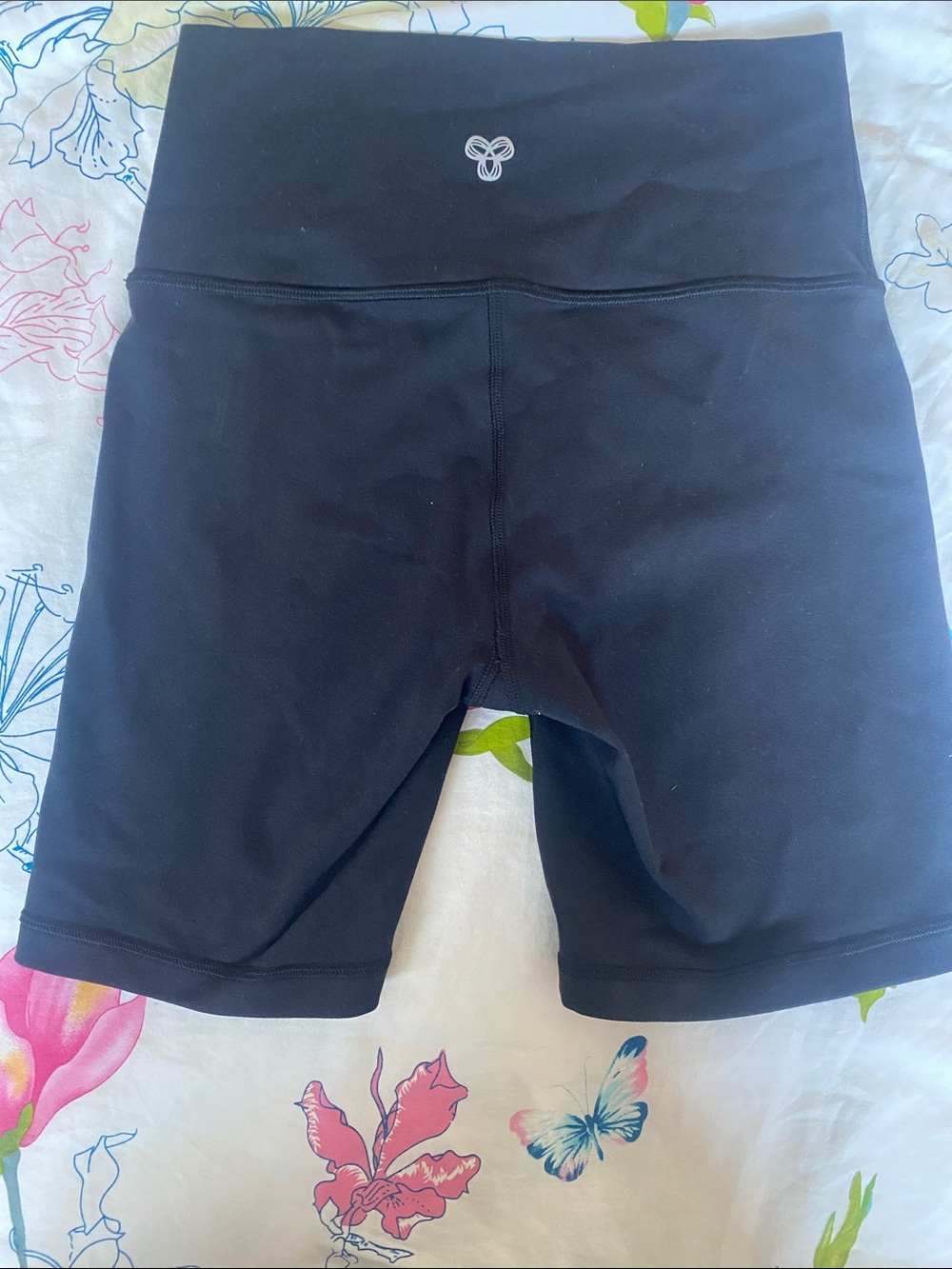 Black High-Rise Performance Bike Shorts